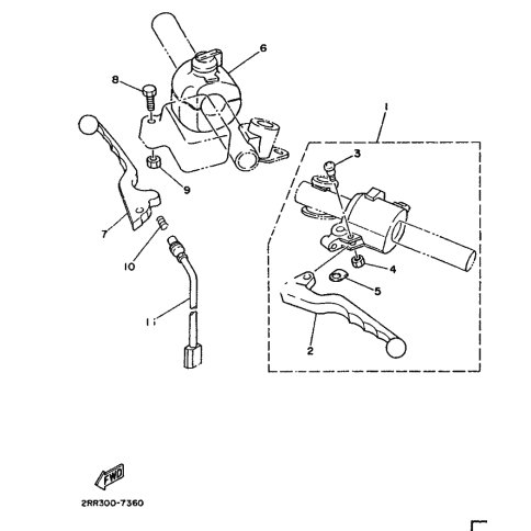 HEBELHALTER KOMPL. 1