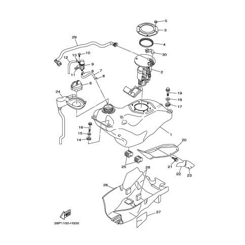 ISOLATOR, KRAFTSTOFFTANK 2