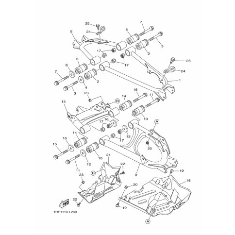 HALTER, BREMSSCHLAUCH 1