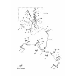 HALTER, BREMSSCHLAUCH