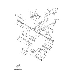 HINTERRADSCHWINGE KOMPL.