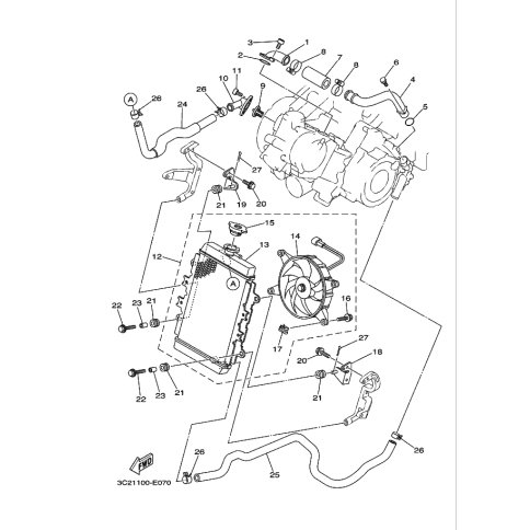 KONSOLE, TANKBEFESTIGUNG