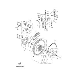 BREMSSATTEL KOMPL., HINTEN