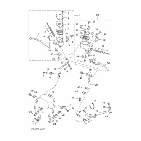 HALTER, BREMSSCHLAUCH 2