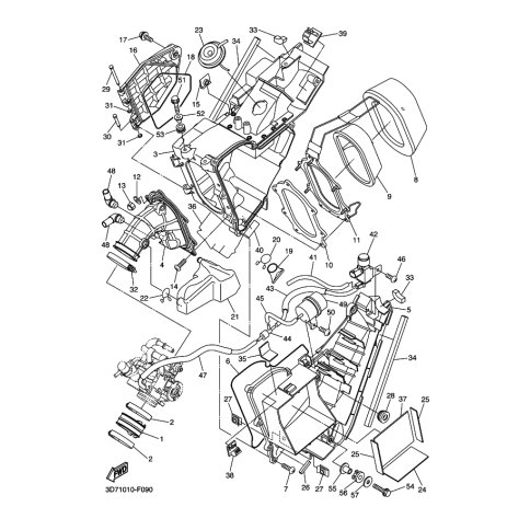 LUFTFILTERGEHAUSE KOMPL.