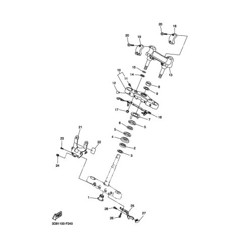 HOLDER, HANDLE UPPER 1