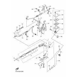 HALTER, BREMSSCHLAUCH
