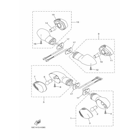 VORDERER BLINKER KOMPL. 1