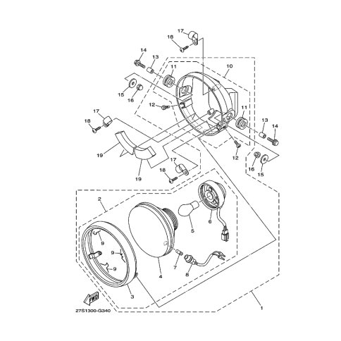 RINGKRANZ, SCHEINWERFER