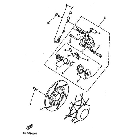 BREMSSATTEL KOMPL.(R)