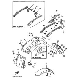 HINTERRAD-KOTFLUGEL KOMPL.