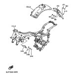 HINTERRAD-KOTFLUGEL KOMPL.