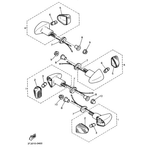 GLUHLAMPE, BLINKER