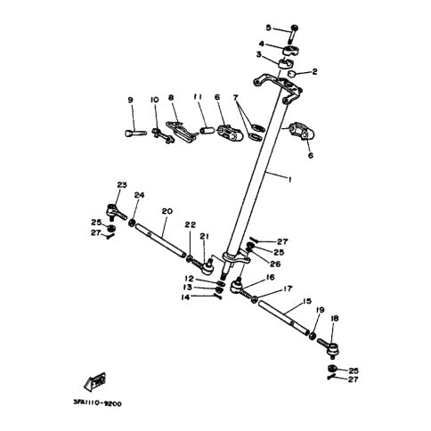 BRACKET, STEERING LOWER