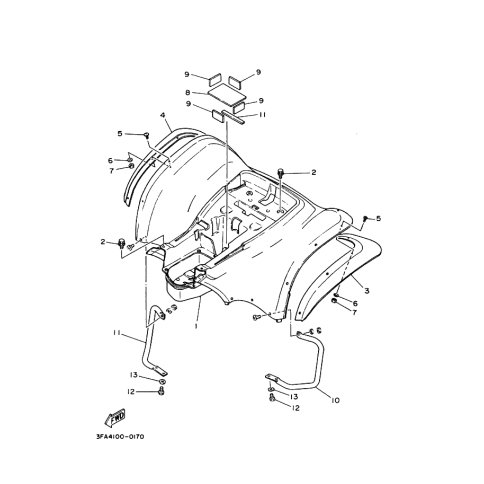 HINTERRADKOTFLUGEL KOMPL.