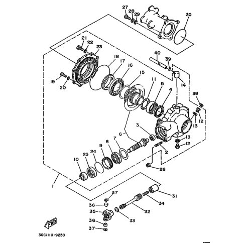 HINTERACHS-GETRIEBEGEHAUSE