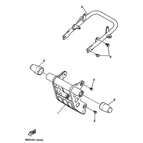 BAR, CARRY REAR