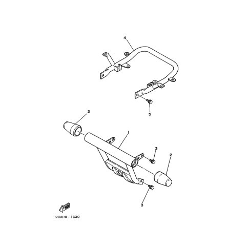 BAR, CARRY REAR