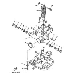 HINTERRADSCHWINGE KOMPL.