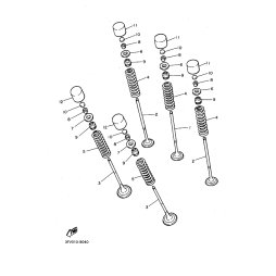 HALTER, VENTILFEDER