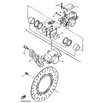 BREMSSATTEL KOMPL., HINTEN