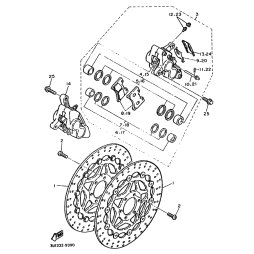 STIFT, BREMSBELAGPLATTE