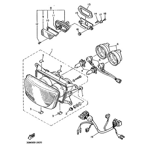 KONTROLLAMPE KOMPL. 1