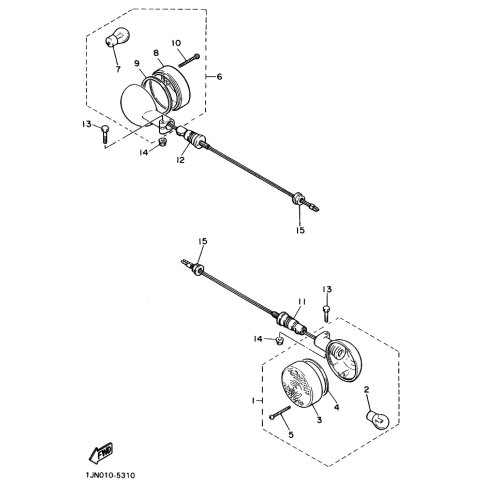 HINTERER BLINKER KOMPL. 1