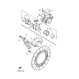 BREMSSATTEL KOMPL., HINTEN