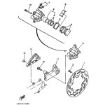 BREMSSATTEL KOMPL., HINTEN