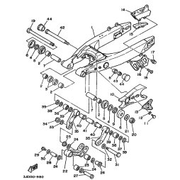 HINTERRADSCHWINGE KOMPL.
