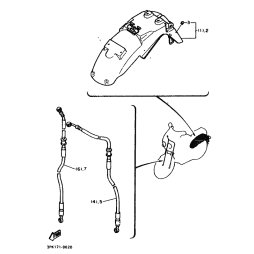 HINTERRADKOTFLUGEL KOMPL.