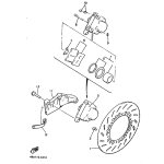 BREMSSATTEL KOMPL., HINTEN