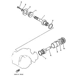 DRIVEN PINION ASSY