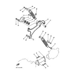 HINTERRADSCHWINGE KOMPL.