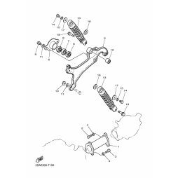 HINTERRADSCHWINGE KOMPL.