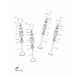 HALTER, VENTILFEDER