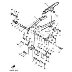HINTERRADSCHWINGE KOMPL.