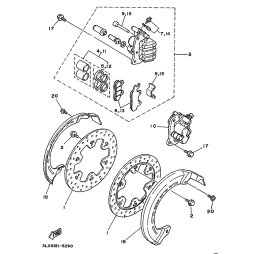 BREMSSATTEL KOMPL.(L)