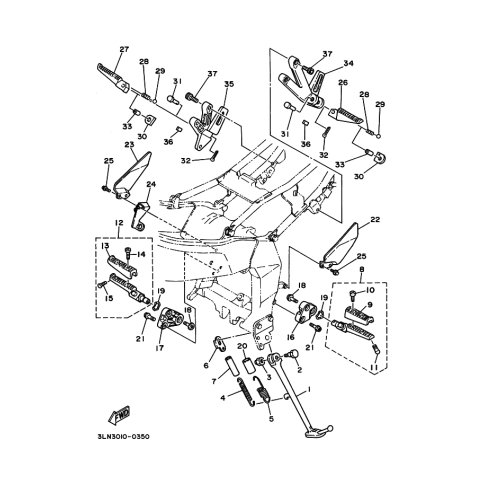 KONSOLE, FUSSRASTE 2