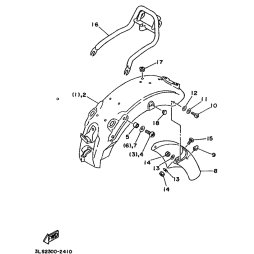 HINTERRAD-KOTFLUGEL KOMPL.