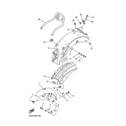 HINTERRAD-KOTFLUGEL KOMPL.