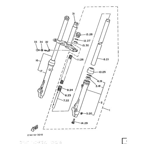 KLEMME, WELLENDICHTRING