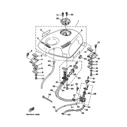 KONSOLE, KRAFTSTOFFTANK 1