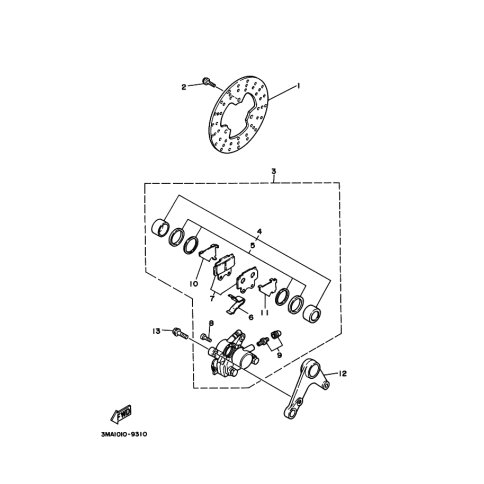 KONSOLE, BREMSSATTEL