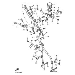 HALTER, BREMSSCHLAUCH 2