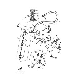 HALTER, BREMSSCHLAUCH