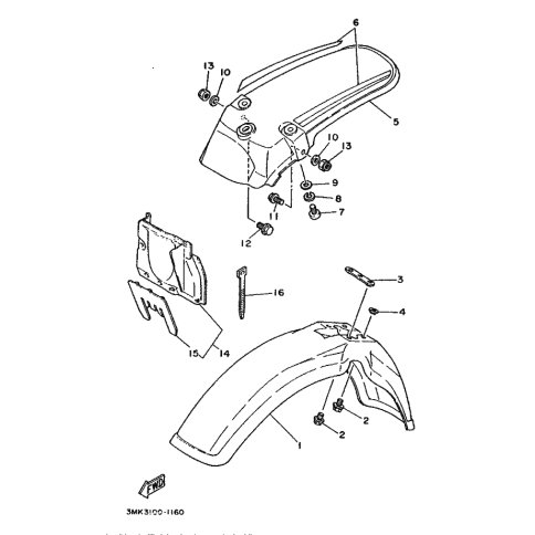 KOTFLUGEL, HINTERRAD