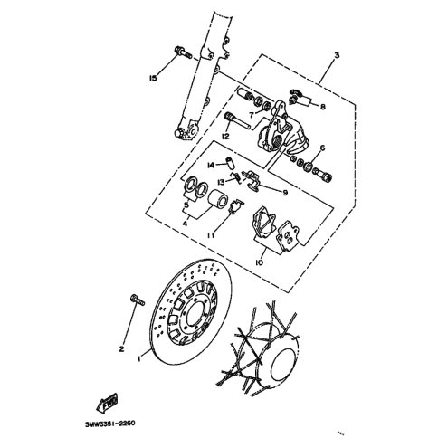 BREMSSATTEL KOMPL.(R)