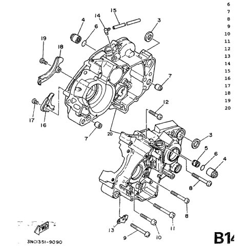 ABSTANDHALTER, MOTORAUFHANG